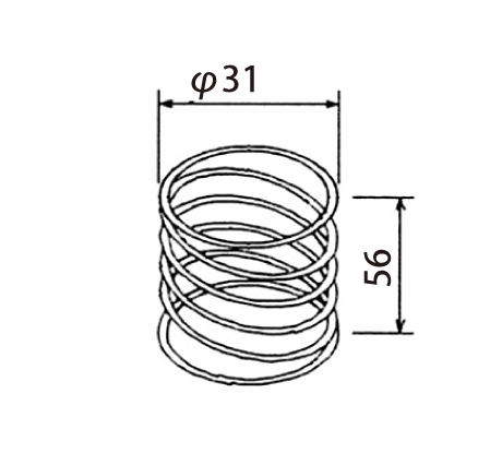押シバネ(1.5N)